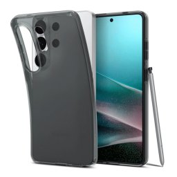 SPIGEN LIQUID CRYSTAL szilikon telefonvédő (ütésállóság, légpárnás sarok) SÖTÉTSZÜRKE Samsung Galaxy S26 Ultra (SM-S948)
