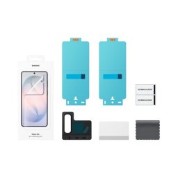 SAMSUNG képernyővédő fólia 2db (tükröződésmentes, törlőkendő + segédkeret) ÁTLÁTSZÓ Samsung Galaxy S26 Plus (SM-S947)