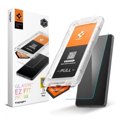 SPIGEN GLASS TR EZ FIT PRO HD képernyővédő üveg (2.5D, tokbarát, ultravékony, 0.2mm, 9H + segédkeret) ÁTLÁTSZÓ Samsung Galaxy S26 Ultra (SM-S948)