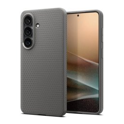 SPIGEN LIQUID AIR szilikon telefonvédő (ütésállóság, légpárnás sarok, rombusz) SÖTÉTSZÜRKE Samsung Galaxy S26 (SM-S942)