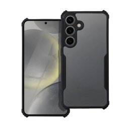 Szilikon telefonvédő (ütésállóság, légpárnás sarok, akril hátlap, kameravédő) FEKETE Samsung Galaxy A37 5G (SM-A376)