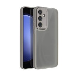 Szilikon telefonvédő (ütésállóság, akril hátlap, kameravédő) VILÁGOSSZÜRKE Samsung Galaxy A37 5G (SM-A376)