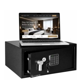 ARTEMISZ(R) Budapest laptop széf hotelszobába Digitális zárral - fekete