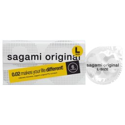 Sagami Original 0.02 L - ultravékony óvszer (58 mm, 6 db)