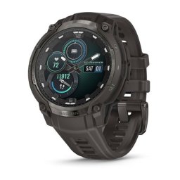 Garmin 010-03398-00 Instinct Crossover AMOLED sötétszürke, sötétszürke szilikon szíjjal