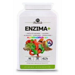 ENZIMA 90 db kapszula, gyógynövény kivonatokat, kolint és NAC-ot tartalmazó étrend-kiegészítő - Mannavita