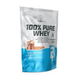 BIOTECH USA Tejsavó fehérjepor, 400g, BIOTECH USA "100% Pure Whey", sós karamell