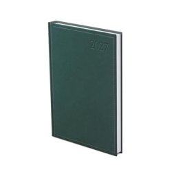 TOPTIMER Naptár, tervező, A5, napi, TOPTIMER "Traditional", zöld
