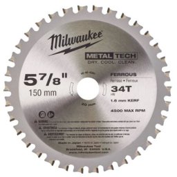 Milwaukee Körfűrészlap gérvágókhoz (Fém) 150x20x1.6x34 1 db