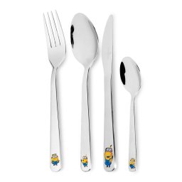 Berlinger Haus Evőeszköz készlet gyerek 4 részes rozsdamentes Minions Collection BH/2636MN