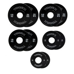 Toorx 50 mm gumi frakciós súlytárcsa 2,5 kg