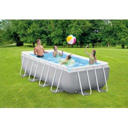 Intex Prism Frame Rectangular Pool Set medence szett vízforgatóval 400×200×100 cm