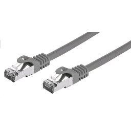 C-TECH Patchkábel Cat7, S/FTP, szürke, 5m
