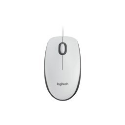 Logitech egér vezetékes M100, fehér, EMEA