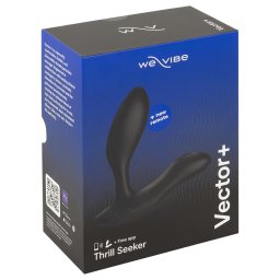 We-Vibe Vector+ - App-vezérelt análvibrátor (fekete)