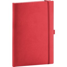 Klasszikus notesz Aprint borítással red, vonalas, 15x21cm, Presco
