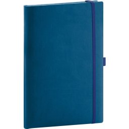 Klasszikus notesz Aprint borítással blue, vonalas, 15x21cm, Presco