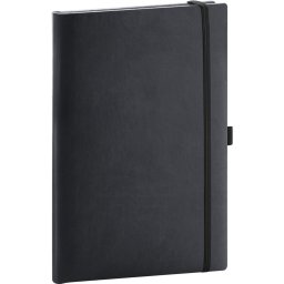 Klasszikus notesz Aprint borítással black, pontozott, 15x21cm, Presco