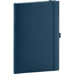 Klasszikus notesz Aprint borítással Neo blue, vonalas, 15x21cm, Presco