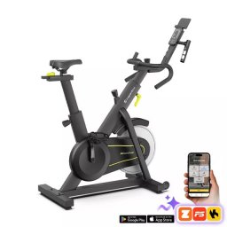 Szobakerékpár inSPORTline inCondi S150i, ékszijas, dupla fékrendszer, 7kg lendkerék, max.130kg, 24fokozat, HRC, Kinomap, aktiv ellenállás