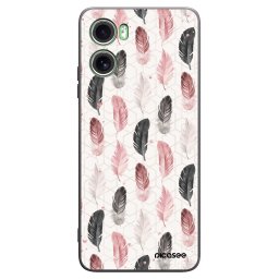 Fekete szilikon tok az alábbi mobiltelefonokra Motorola Moto G06 - Feather 2