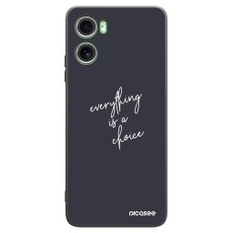 Fekete szilikon tok az alábbi mobiltelefonokra Motorola Moto G06 - Everything is a choice