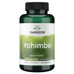 Swanson Yohimbe standardizált kapszula 500 mg, 120 db