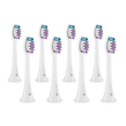 TrueLife SonicBrush Clean-sorozatú fogkefefejek, Sensitive white, 8 darabos csomag