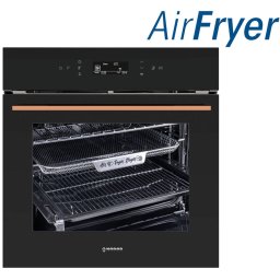 NODOR - Beépíthető sütő NorChef MO-6800 CU fekete/réz AIR FRYER