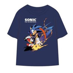 Sonic a sündisznó Speed Rush Blue gyerek rövid póló, felső 3 év / 98 cm