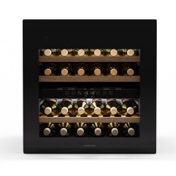Klarstein Rhone 36 Duo borhűtő, 36 palack, LED vezérlés, push-to-open, csendes (TK15-WineRhone36D-BK)