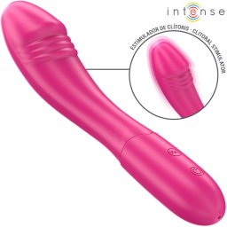 INTENSE Belinda - rugalmas vibrtor 10 rezgssel, 19 cm rzsaszn