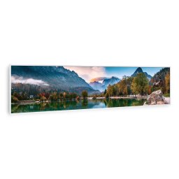 Klarstein Wonderwall Air Art Smart, infravörös hősugárzó, 120 x 30 cm, 350 W, tenger (HTR10-WAASm350WLkW)