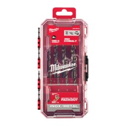 Milwaukee Red Cobalt HSS-G Co fémfúró DIN 338 Készlet (8 részes) 1 db