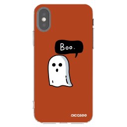 Átlátszó szilikon tok az alábbi mobiltelefonokra Apple iPhone X/XS - Boo