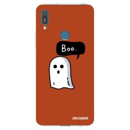 Átlátszó szilikon tok az alábbi mobiltelefonokra Huawei Y7 2019 - Boo