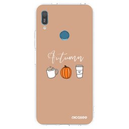 Átlátszó szilikon tok az alábbi mobiltelefonokra Huawei Y6 2019 - Autumn