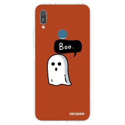 Átlátszó szilikon tok az alábbi mobiltelefonokra Huawei Y6 2019 - Boo