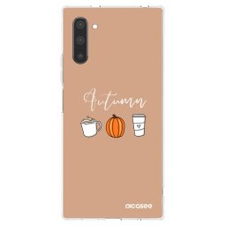 Átlátszó szilikon tok az alábbi mobiltelefonokra Samsung Galaxy Note 10 N970F - Autumn