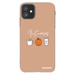 Átlátszó szilikon tok az alábbi mobiltelefonokra Apple iPhone 11 - Autumn