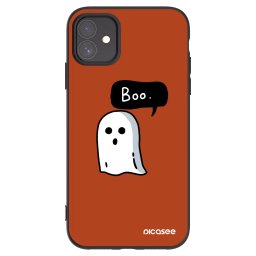 Fekete szilikon tok az alábbi mobiltelefonokra Apple iPhone 11 - Boo