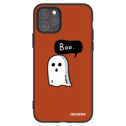 Fekete szilikon tok az alábbi mobiltelefonokra Apple iPhone 11 Pro - Boo
