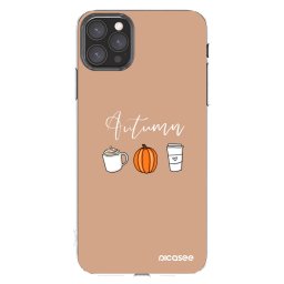 Átlátszó szilikon tok az alábbi mobiltelefonokra Apple iPhone 11 Pro Max - Autumn