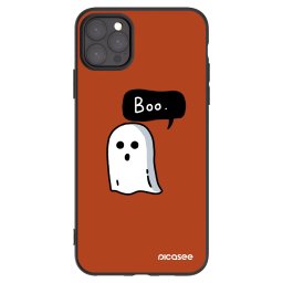 Fekete szilikon tok az alábbi mobiltelefonokra Apple iPhone 11 Pro Max - Boo