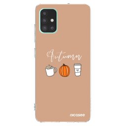 Átlátszó szilikon tok az alábbi mobiltelefonokra Samsung Galaxy A51 A515F - Autumn