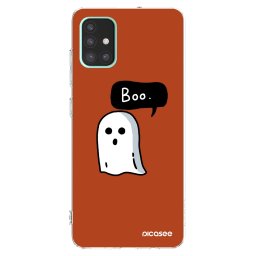 Átlátszó szilikon tok az alábbi mobiltelefonokra Samsung Galaxy A51 A515F - Boo