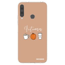 Átlátszó szilikon tok az alábbi mobiltelefonokra Huawei P40 Lite E - Autumn