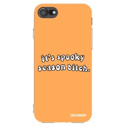 Átlátszó szilikon tok az alábbi mobiltelefonokra Apple iPhone SE 2020 - Spooky season