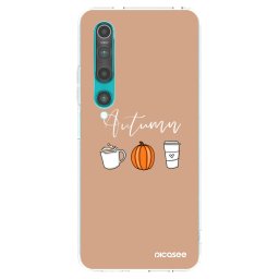Átlátszó szilikon tok az alábbi mobiltelefonokra Xiaomi Mi 10 - Autumn