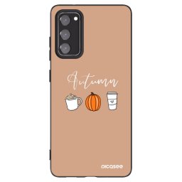 Fekete szilikon tok az alábbi mobiltelefonokra Samsung Galaxy S20 FE - Autumn